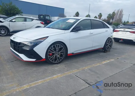 2023 Hyundai Elantra N из США, поврежденный, VIN KMHLW4AK8PU011443